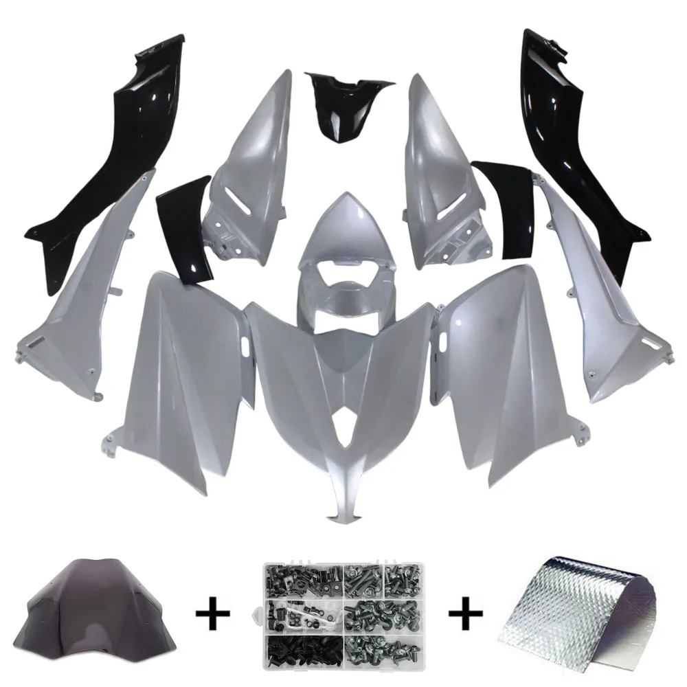 Amotopart 2012-2014 T-MAX TMAX530 YAMAHA PEARL WHITE KUIST KIT