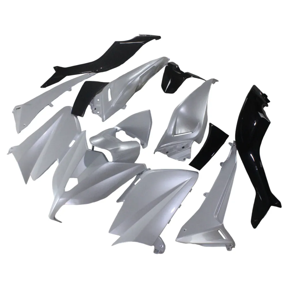 Amotopart 2012-2014 T-MAX TMAX530 YAMAHA PEARL WHITE KUIST KIT