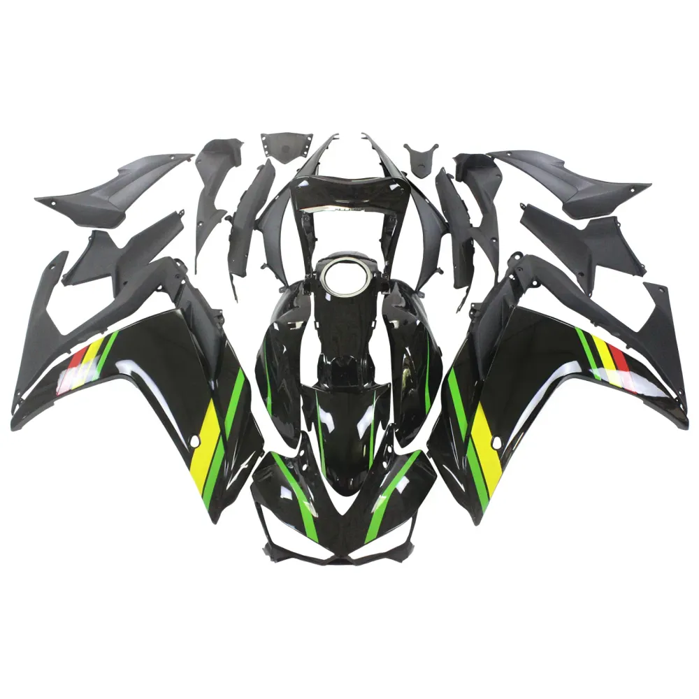 Amotopart Fairing Kit Yamaha 2014-2018 YZF R3 & 2015-2017 YZF R25 Claw Black Fairing Kit