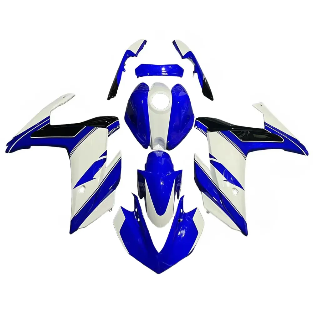 Amotopart Kuipset Yamaha 2014-2018 YZF R3 & 2015-2017 YZF R25 Blauw Mix Wit Kuipset