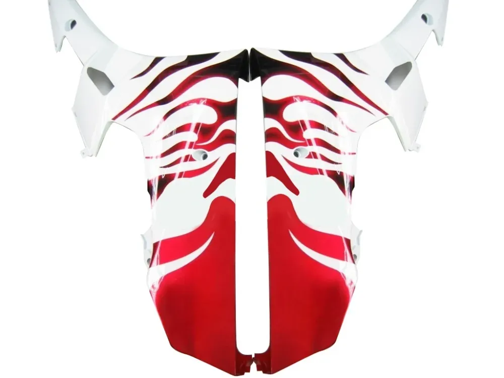 Amotopart Stroomlijnkappen Yamaha YZF-R6 2006-2007 Kuip Wit & Rood Kuipset