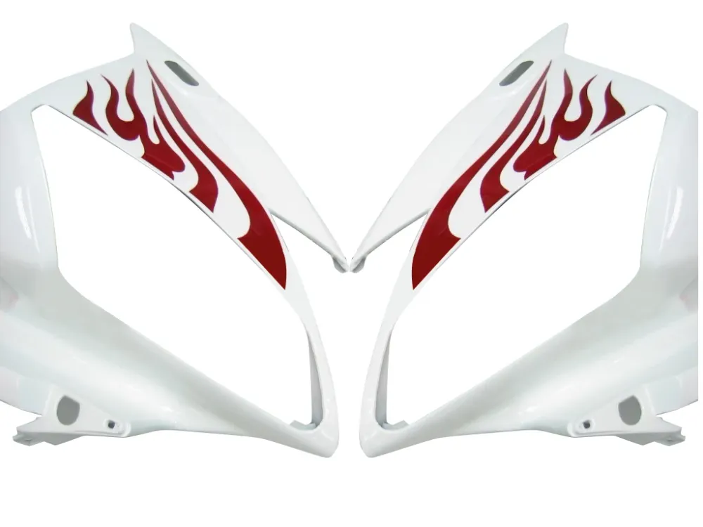 Amotopart Stroomlijnkappen Yamaha YZF-R6 2006-2007 Kuip Wit & Rood Kuipset