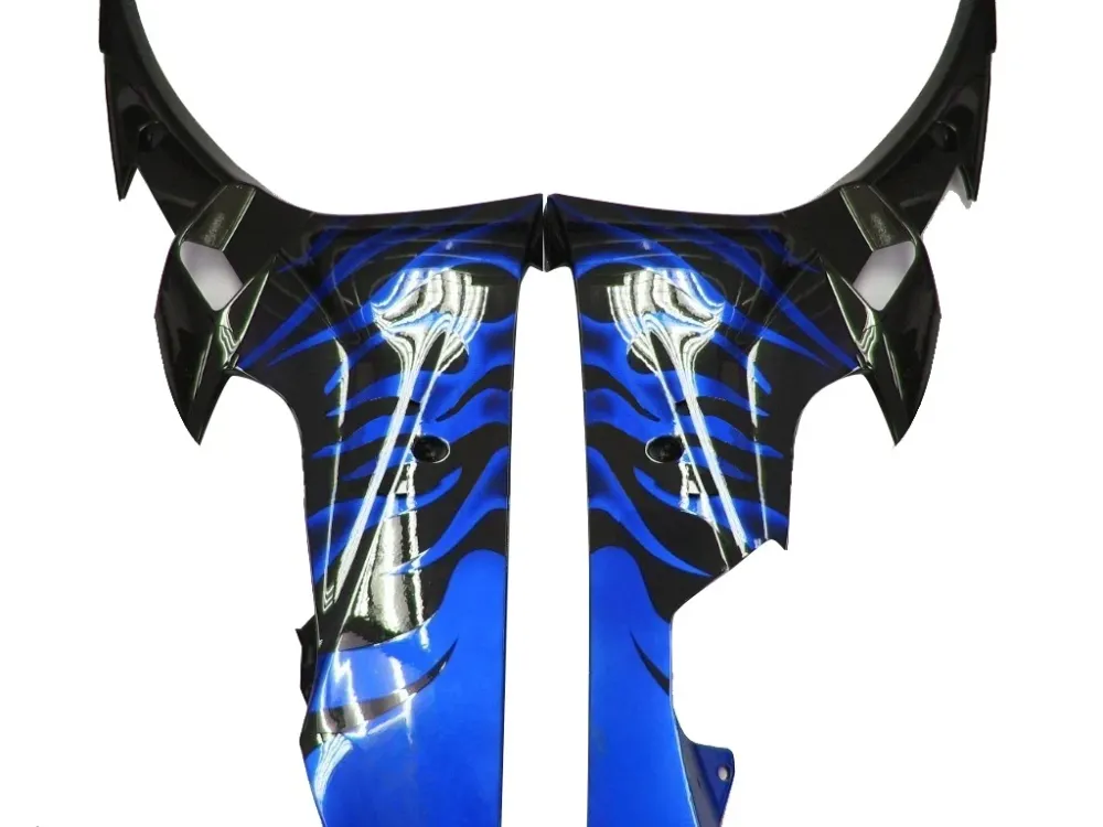 Amotopart Stroomlijnkappen Yamaha YZF-R6 2006-2007 Kuip Zwart & Blauwe Kuipset