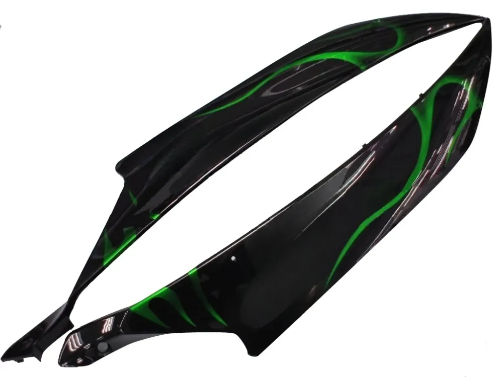 Amotopart Stroomlijnkappen Yamaha YZF-R6 2006-2007 Kuip Zwart & Groen Kuipset