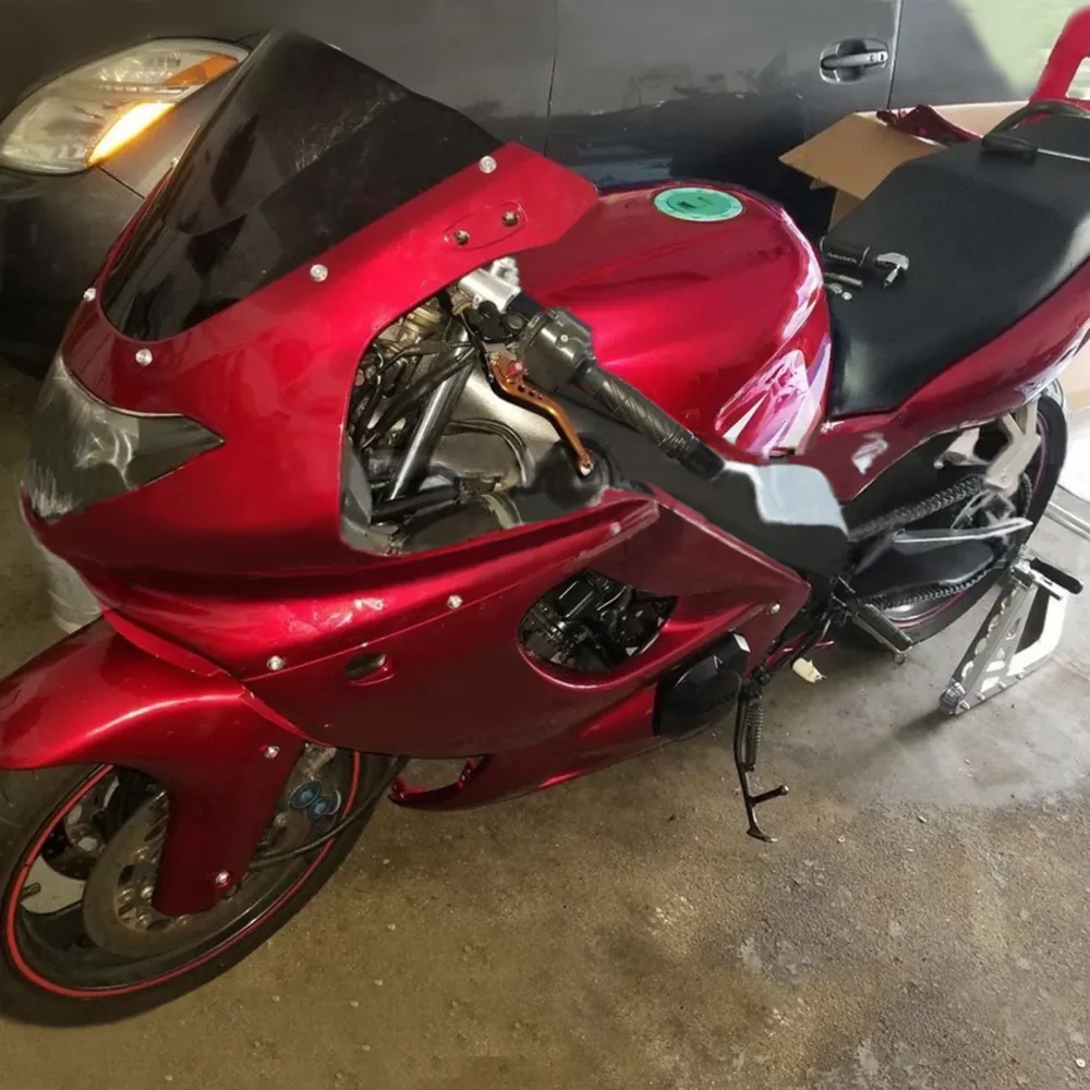 Amotopart Yamaha 1996-2007 YZF 600R Thundercat rode kuipset