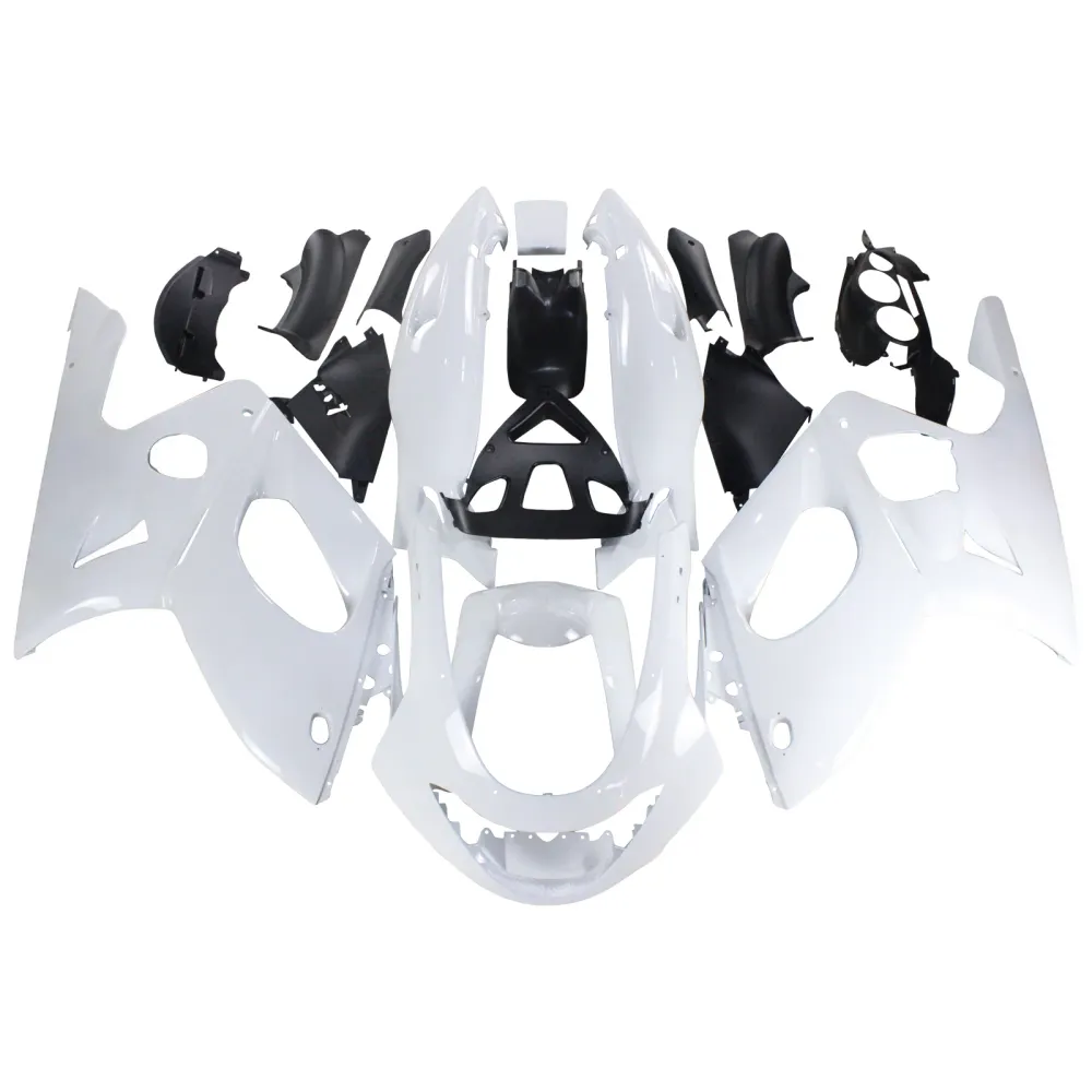 Amotopart Yamaha 1996-2007 YZF 600r Thundercat Black White Fairing Kit