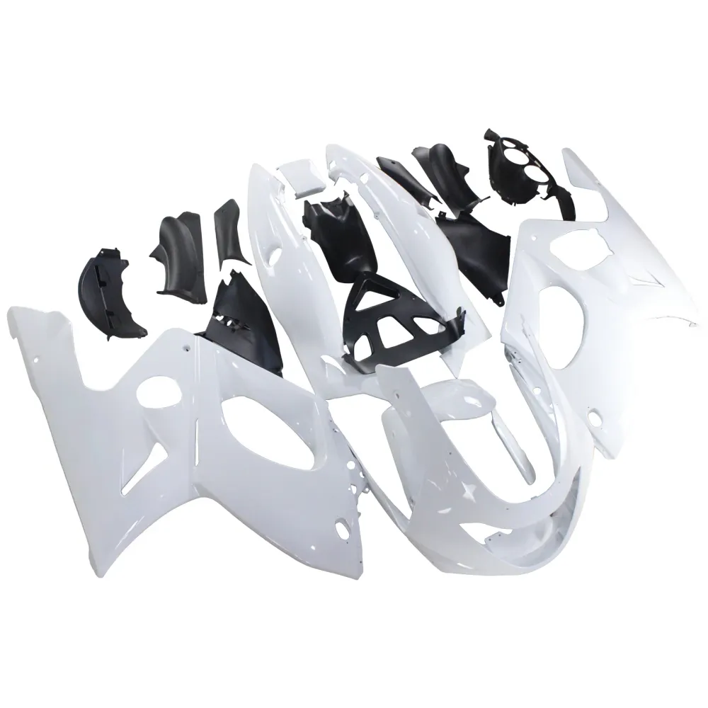 Amotopart Yamaha 1996-2007 YZF 600r Thundercat Black White Fairing Kit