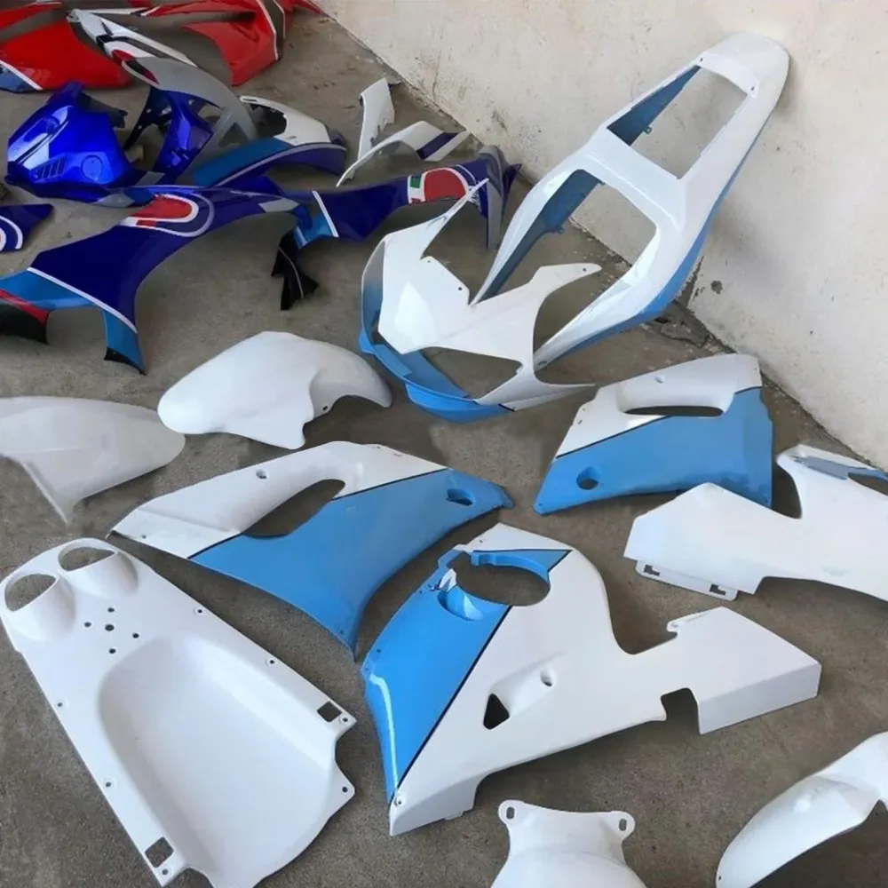 AMOTOPART YAMAHA 1998-2002 YZF 600 R6 BLAUW WITTE KUIST KIT
