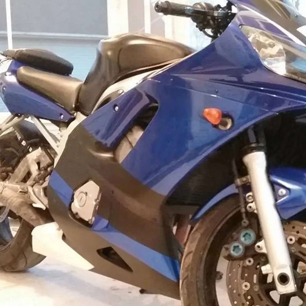Amotopart Yamaha 1998-2002 YZF 600 R6 Zwart Mix Blauw Kuipset