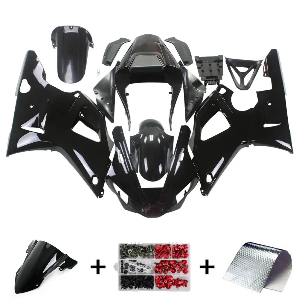 Amotopart Yamaha 2000-2001 YZF 1000 R1 zwarte kuipset