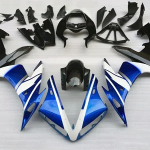 Amotopart Yamaha 2002-2003 YZF 1000 R1 Wit Zwart Kuipset