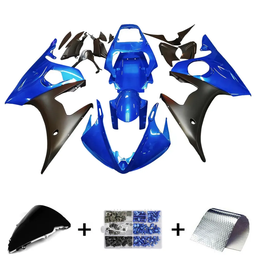 Amotopart Yamaha 2003-2004 YZF 600 R6 & 2006-2009 YZF R6S Blauw&Bgebrek aan kuipwerk