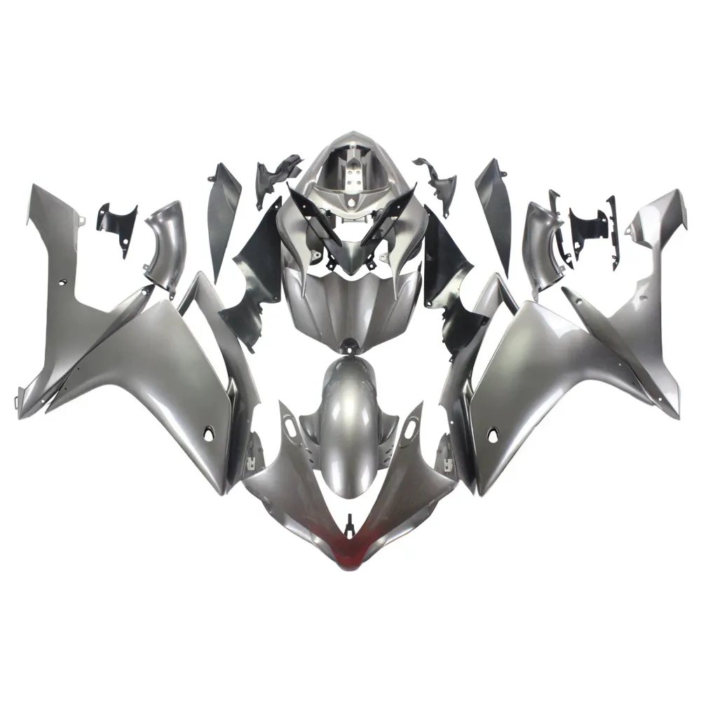 Amotopart Yamaha 2007-2008 YZF1000 R1 grijze kuipset