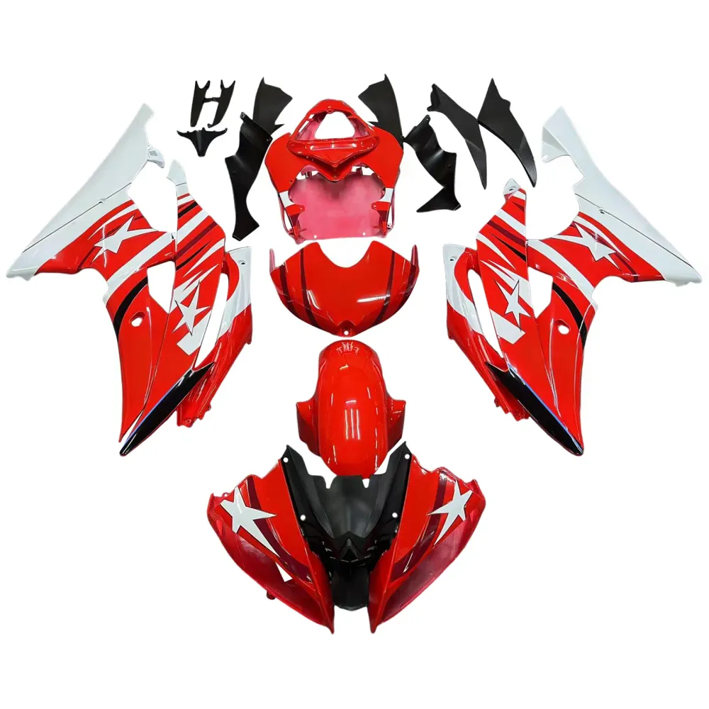 Amotopart Yamaha 2008-2016 YZF 600 R6 rode kuipset
