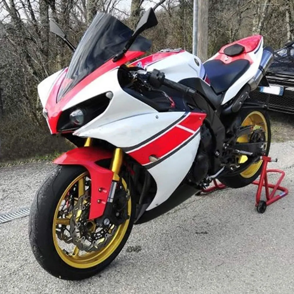 Amotopart Yamaha 2012-2014 YZF 1000 R1 Wit Rood Kuipset