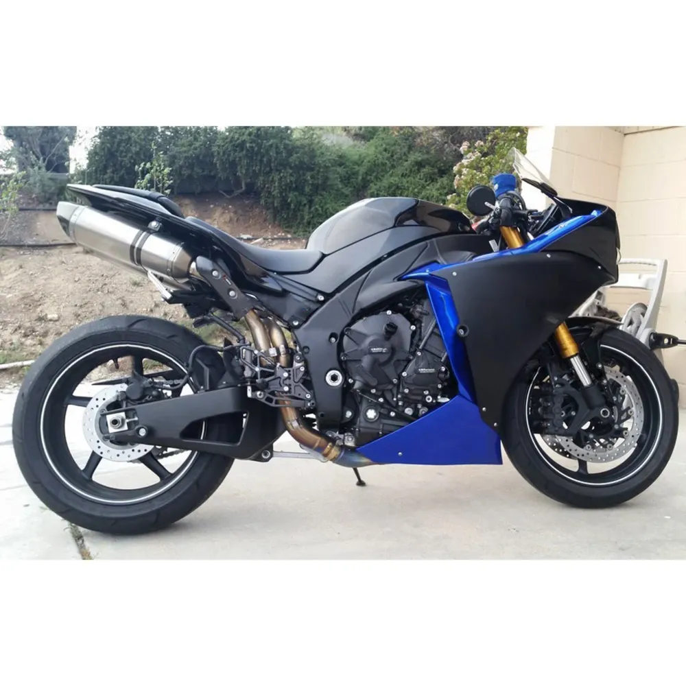 Amotopart Yamaha 2012-2014 YZF 1000 R1 zwart blauwe kuipset