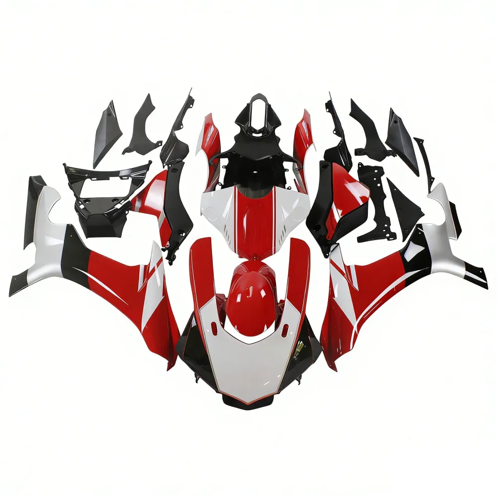 AMOTOPART YAMAHA 2020-2024 YZF R1 WIT RED ROOD KUIST KIT