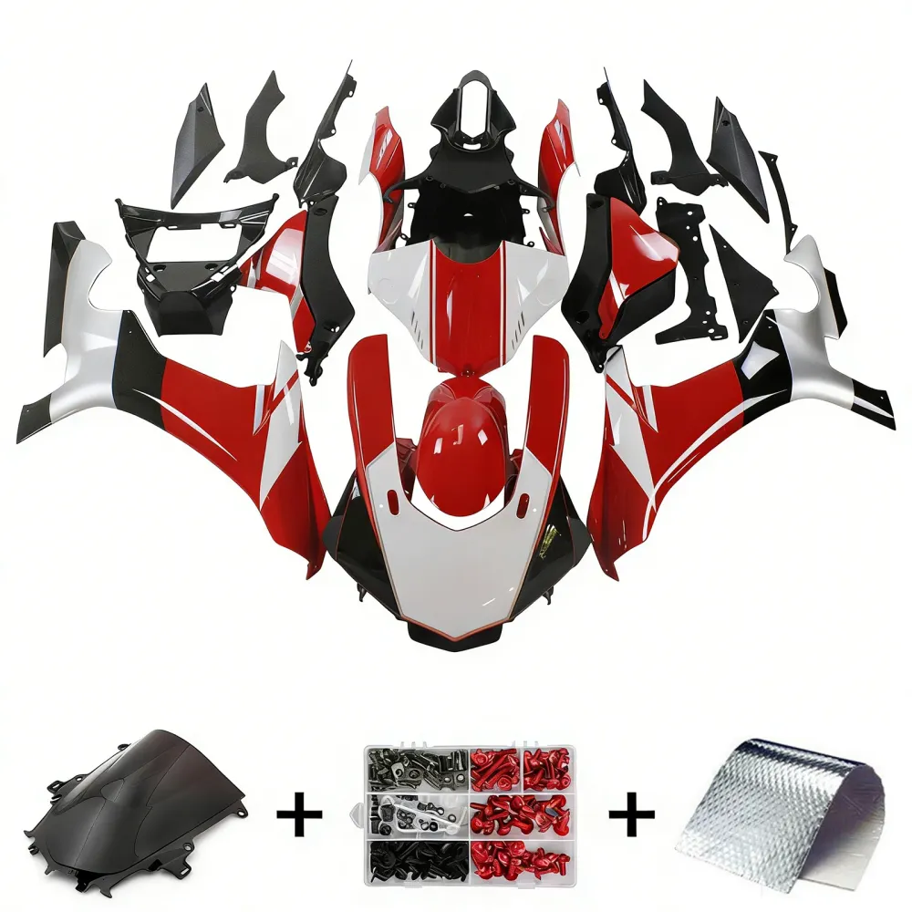 AMOTOPART YAMAHA 2020-2024 YZF R1 WIT RED ROOD KUIST KIT