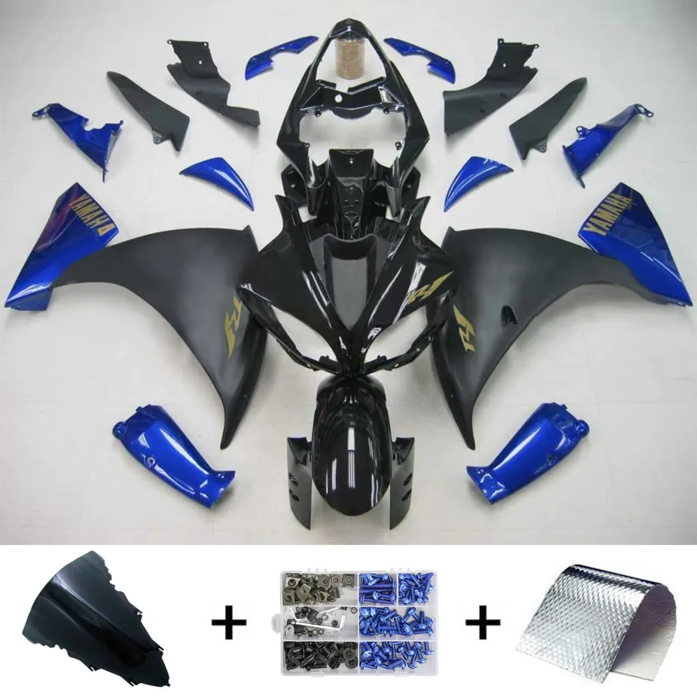Injectie Kuip Kit Carrosserie Kunststof ABS geschikt voor Yamaha YZF 1000 R1 2009-2011