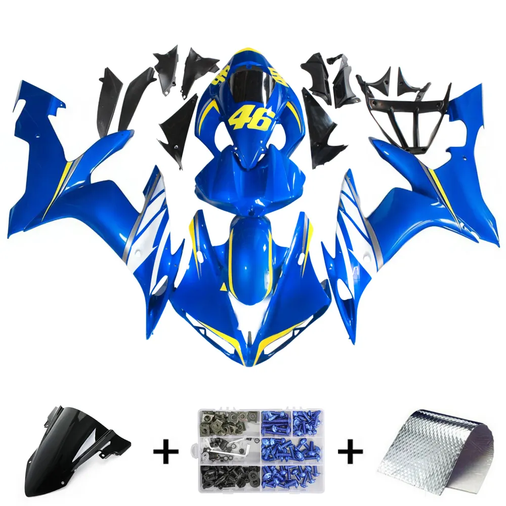 Injectiekuipset Carrosserie Kunststof ABS geschikt voor Yamaha YZF 1000 R1 2004-2006