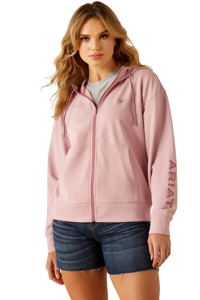 Breeze Women's Hoodie Full Zip Dry Rose L