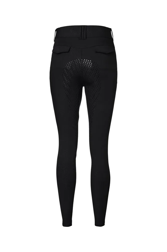 Kate Full Grip Breeches Zwart 10 met eenvoudige klikmontage