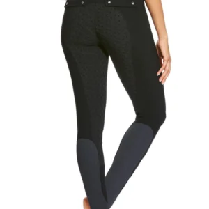 Knipperlicht Tri Factor Women's Full Seat Breeches Silicone Grip Koolzwart 14 Long
