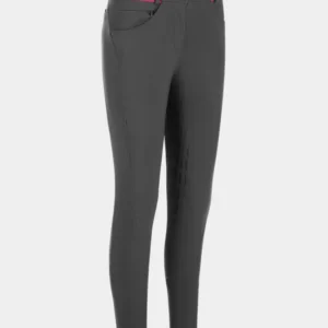 Spatbord X-Grip Women's Full Seat Breeches Grey M