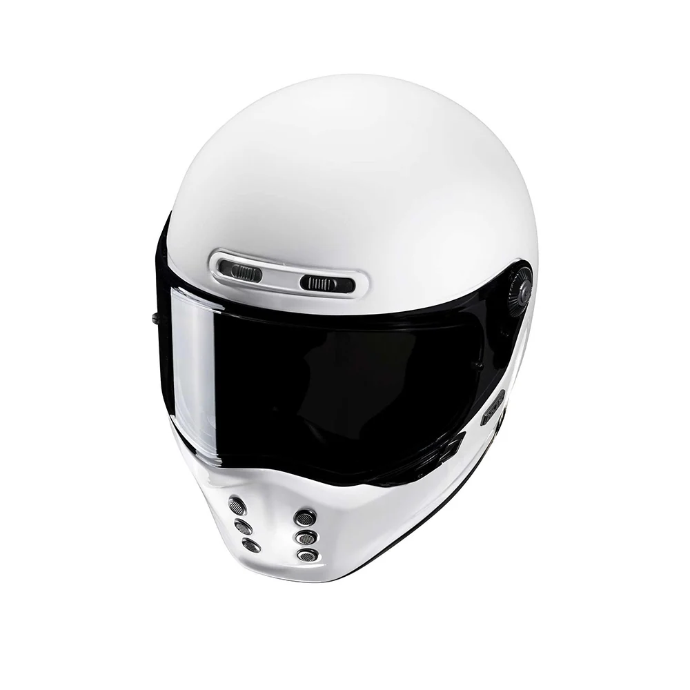 Tankdop HJC V10 UNI Racing Moto Blanco Integral Casco Blanco