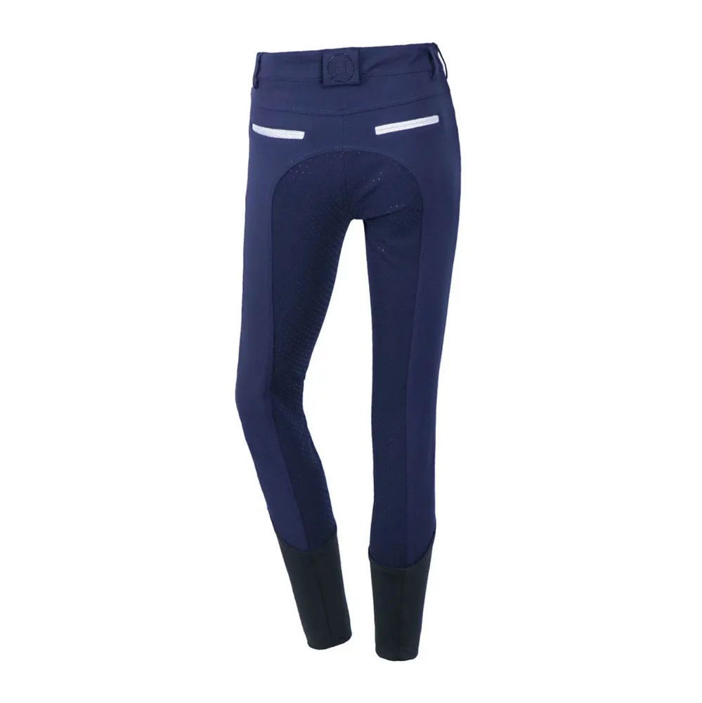 Vogue Women's Full Seat Grip Breeches Dark Blauw 4