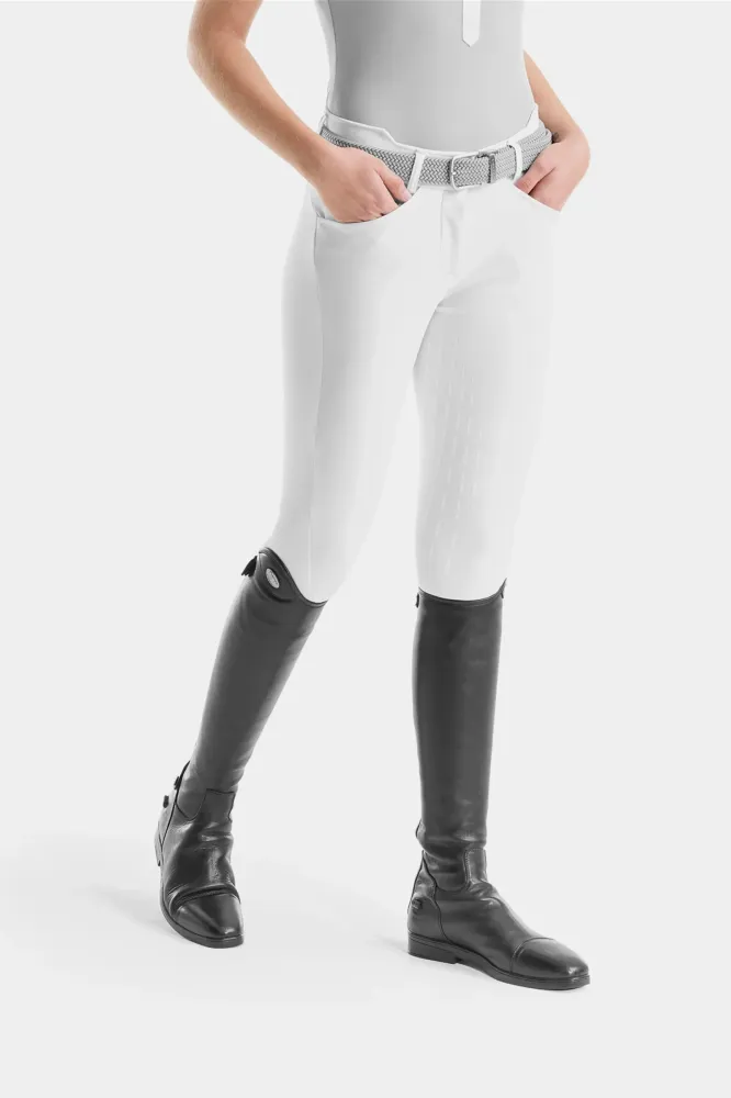 Wiel X-Grip Women's Full Seat Breeches Sneeuwwit M