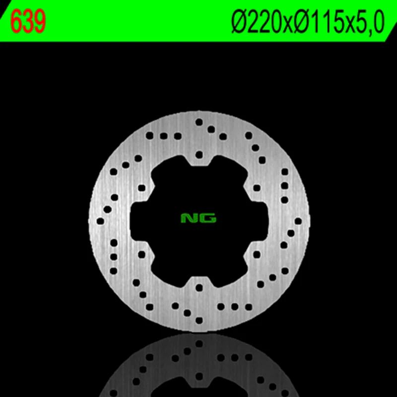 Centreringsringen set Disco de freno NG 639 Ø220 x Ø115 x 5