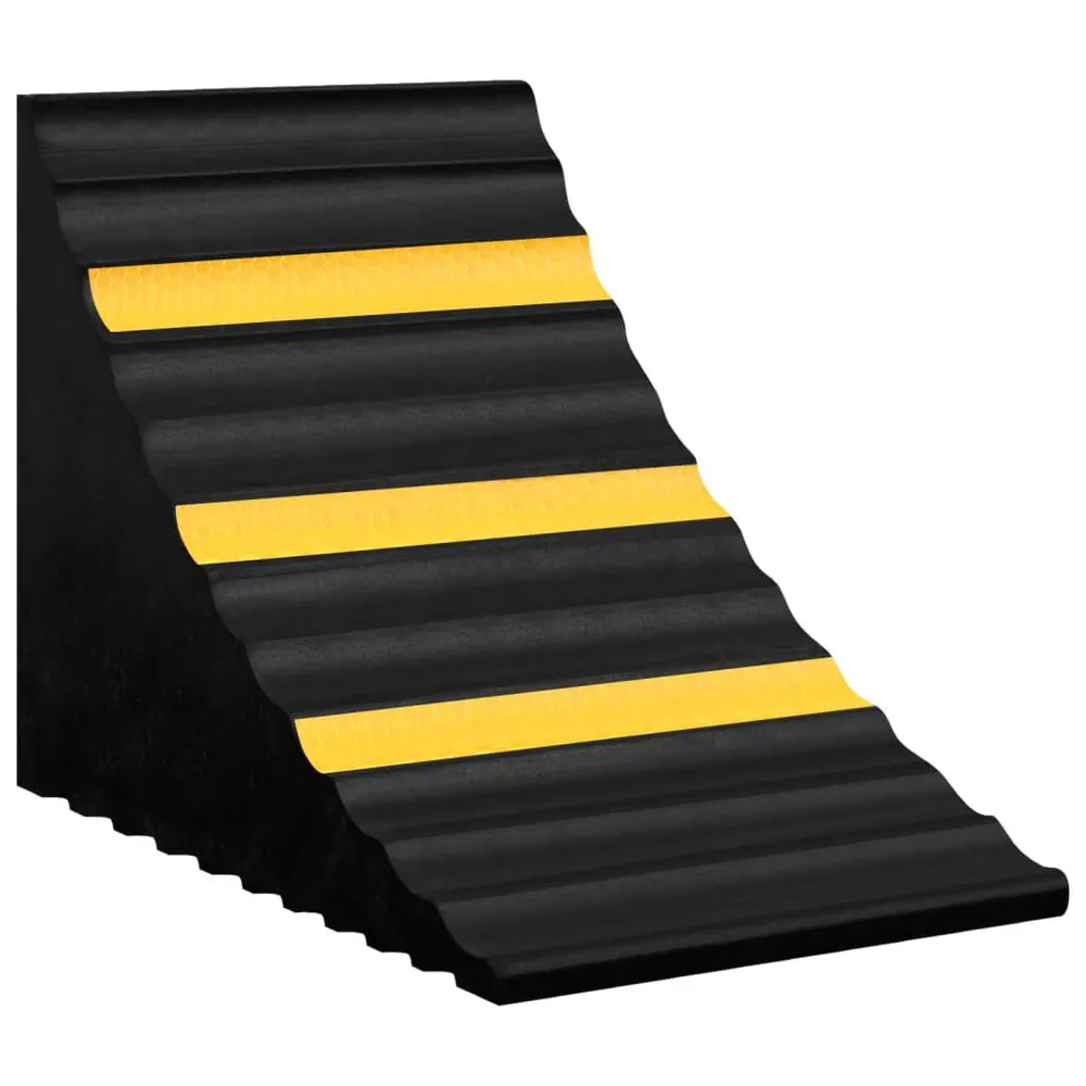Professionele Kwaliteit Wielblokken 2 st 29x16x19 cm rubberen