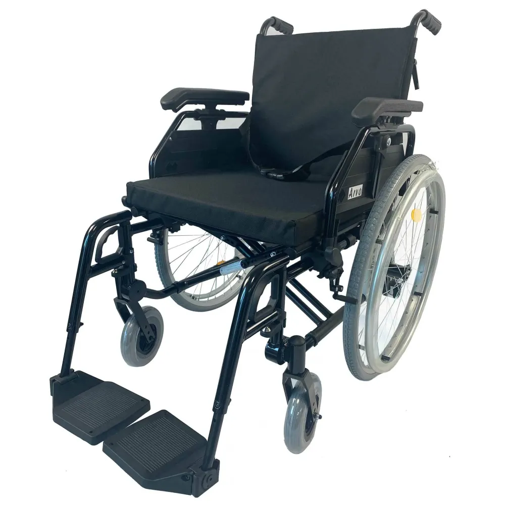 Arvo Wheelchair Premium, ravenzwart compatible met 95% van Accu's