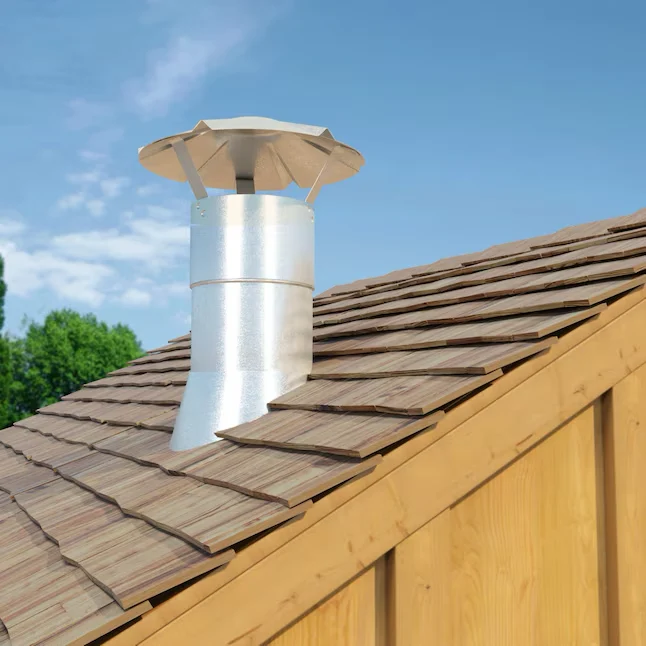 IMPERIAL 6- dia Galvanized Staal Rain Cap
