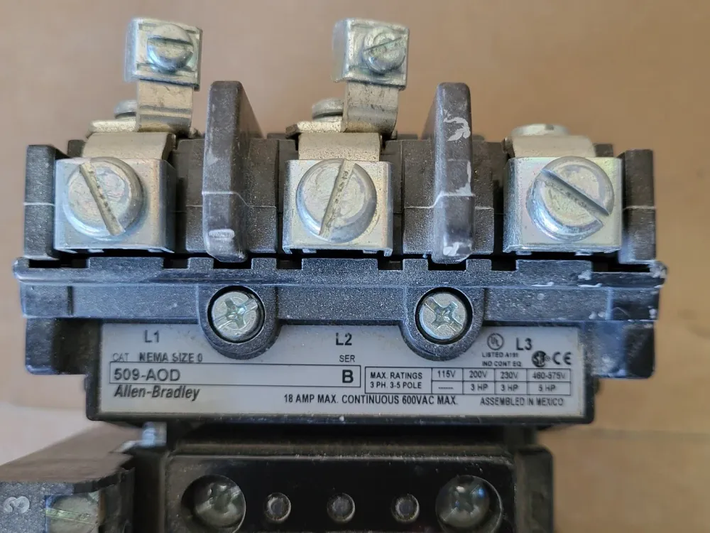 18 Amp Full Voltage Non-Reversing Starter 509-AOD