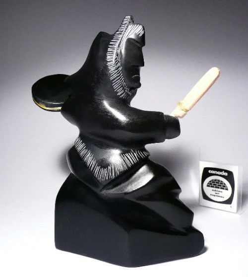 6.5" Drum Dancer Peter Iqaluk