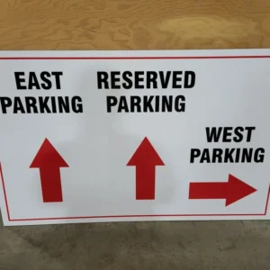 48" x 31" Parking Sign