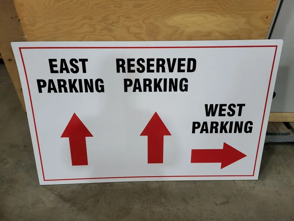 48" x 31" Parking Sign