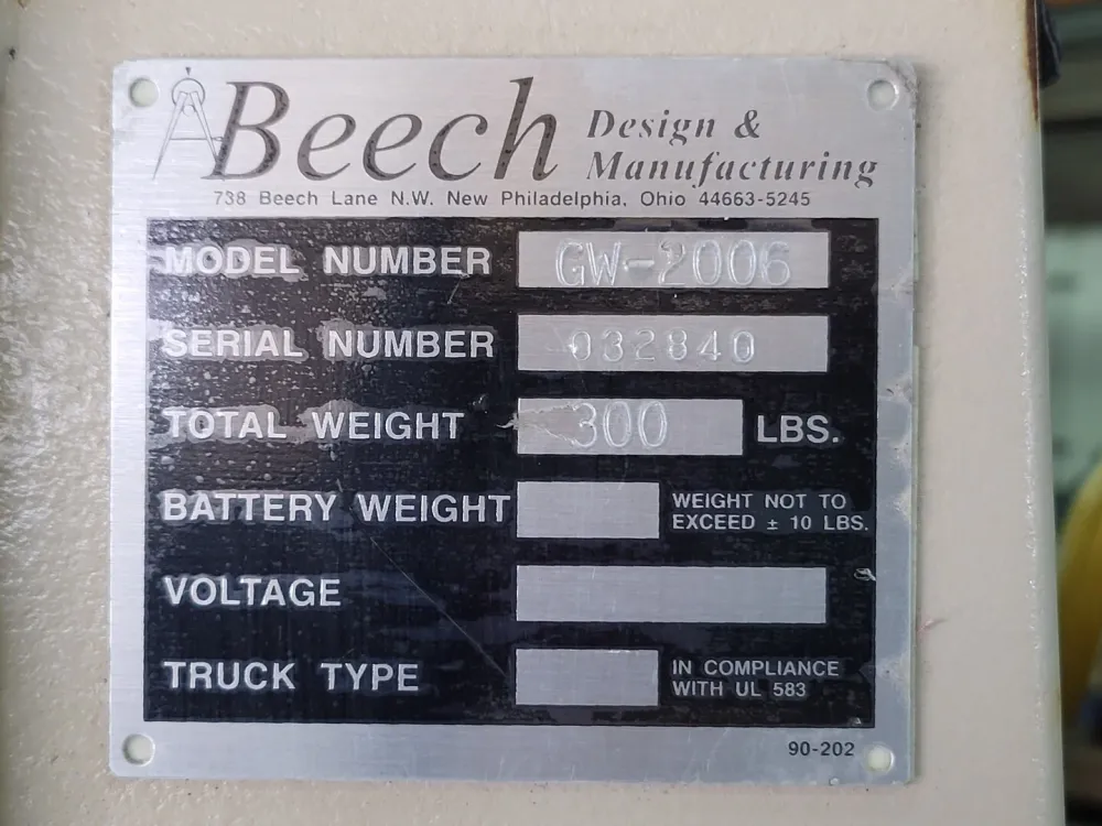 Professioneel Grade 1000 lbs Lift Truck GW-2006