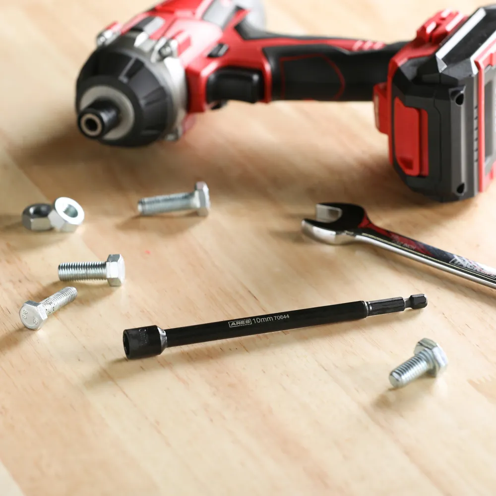 Professioneel Grade ARES 70644 - 10mm Magnetic Impact Nut Driver