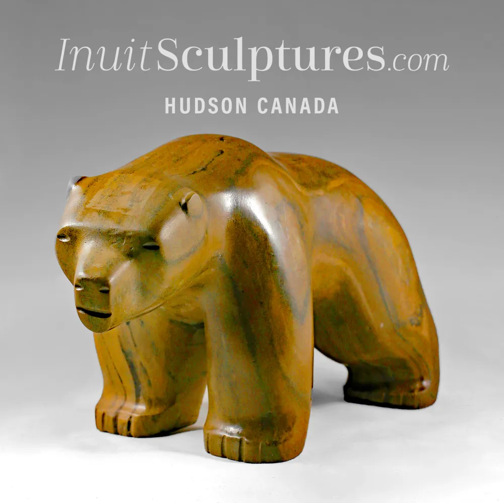11" Walking Bear Louie Uttaq Gjoa Haven *Mighty* | Snelle Levering