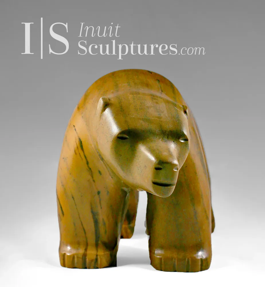 11" Walking Bear Louie Uttaq Gjoa Haven *Mighty* | Snelle Levering
